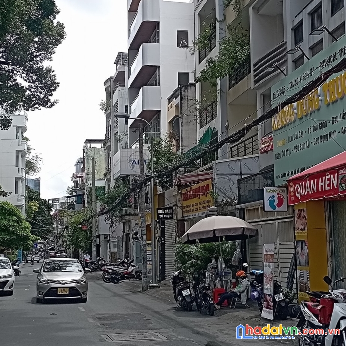 Khu vip quận 3 - mặt tiền cư xá đô thành - lô gốc - ngang 10m - dòng tiền khai thác 50tr.