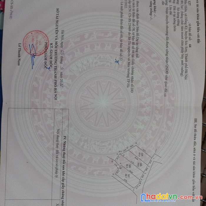 87,9m2 lô góc đất bắc hiên, hồng kỳ. cách trục kinh doanh 15m giá chưa đến 1 t.y