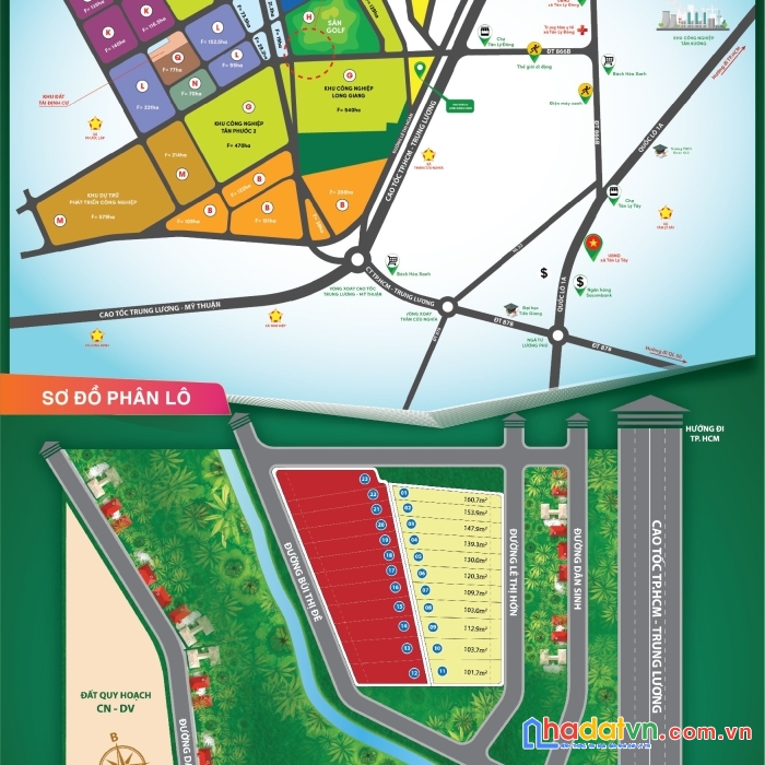 Bán đất kcn long giang. sổ hồng trao tay, đất thổ cư. giá 5,3 triệu