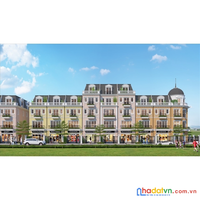 Suất ngoại giao shophouse 100 - 125m2 tại kđt mới tuần quán yên bái