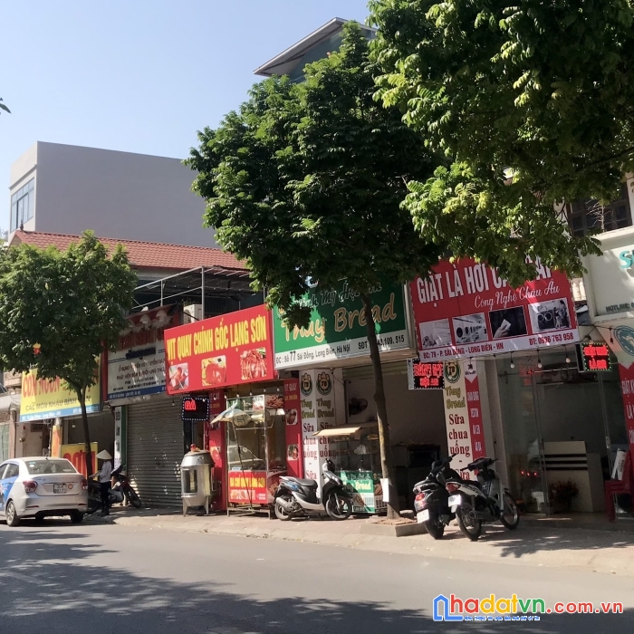 Bán đất phố sài đồng mặt tiền 13m-2 mặt phố-488 m2-vỉa hè kinh doanh