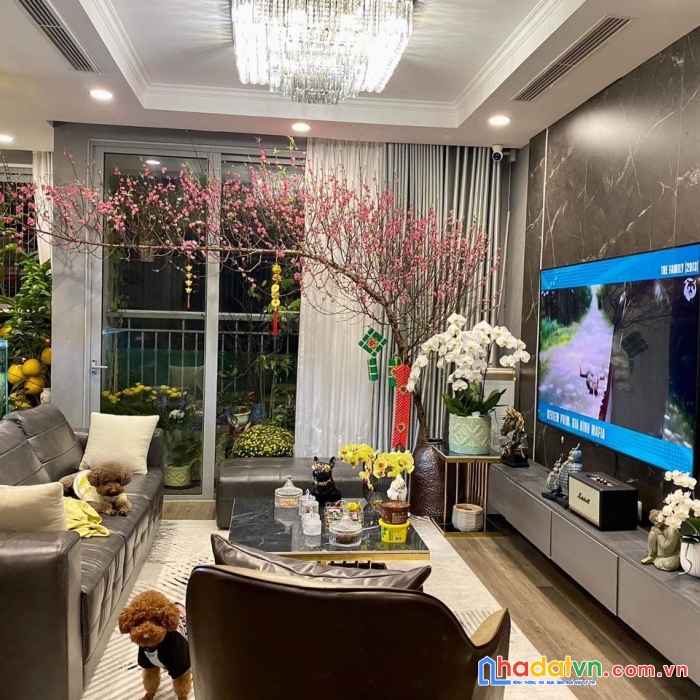 An sinh tài lộc, căn hộ chất sang 3 phòng ngủ park hill times city tặng full nội thất