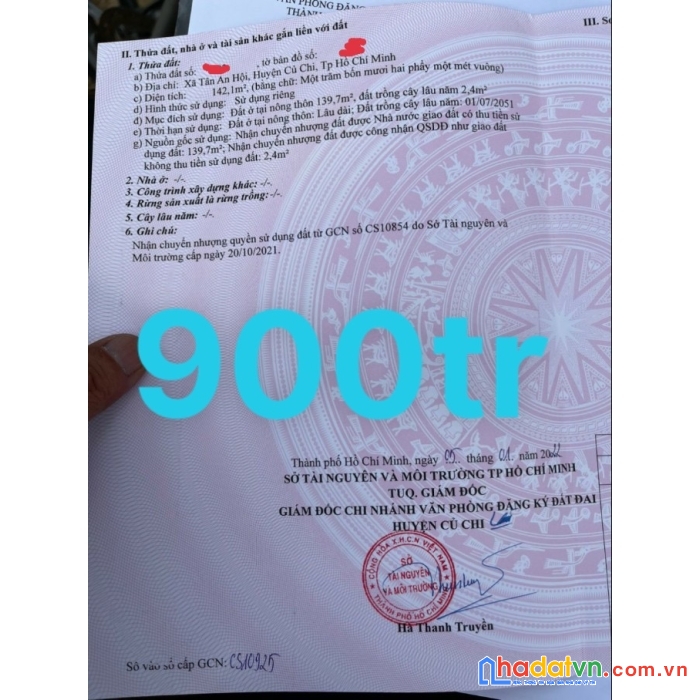 Ngộp bán gấp lô đất nguyễn thị chiên, tân an hội, củ chi