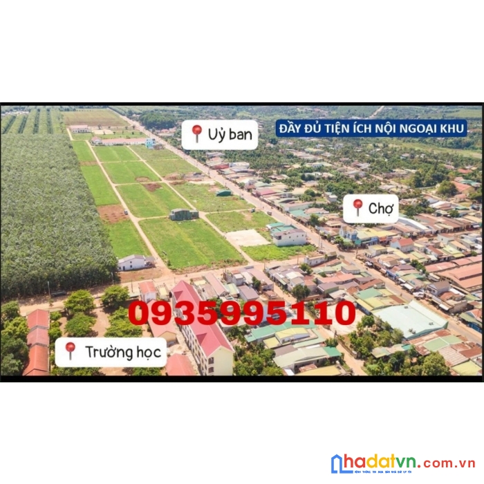 Bán gấp lô đất sổ đỏ cạnh trung tâm hành chính tx krông năng giá tốt