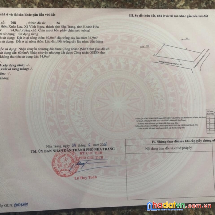 Bán căn nhà mới hiện đang cho thuê tại xã vĩnh ngọc, nha trang, khánh hòa