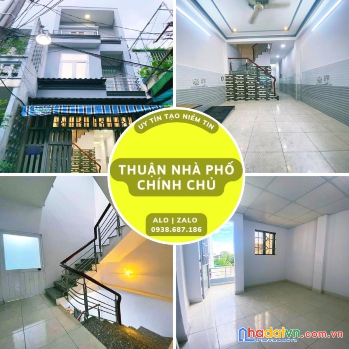 Nhà bán gò vấp, quang trung, 3 tầng btct, 4 pn, hẻm nhựa đẹp, chỉ 3…tỷ