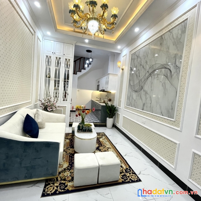 Nhà khương trung p/lô ô tô, nội thất châu âu, dt 32m2x5t, mt 3.5m, nhỉnh 4 tỷ.