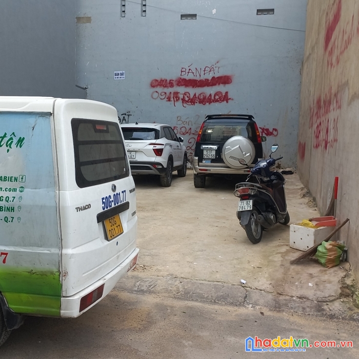 Bán lô đất hẻm xe hơi đường nguyễn xí phường 13 bình thạnh