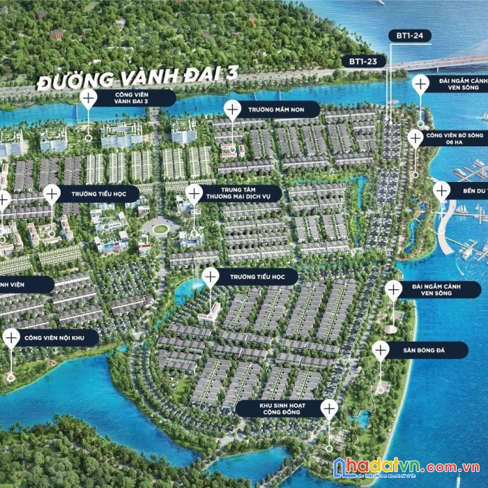 Bán căn biệt thự view sông sài gòn