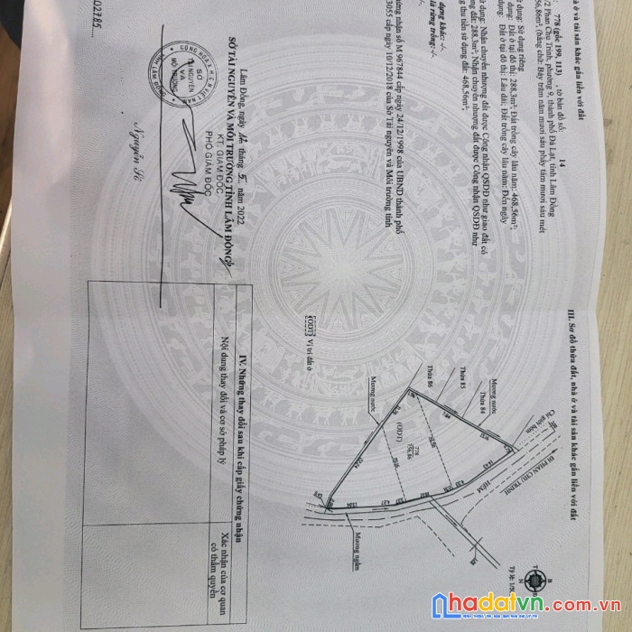 Mở bán lô đất đường phan chu trinh - phường 9 thành phố đà lạt