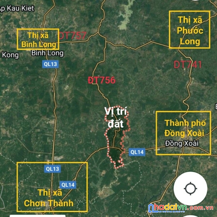 Đất mặt tiền đường liên tỉnh dt756 lộ giới 42m và đất mặt tiền đường liên xã minh lập - quang minh