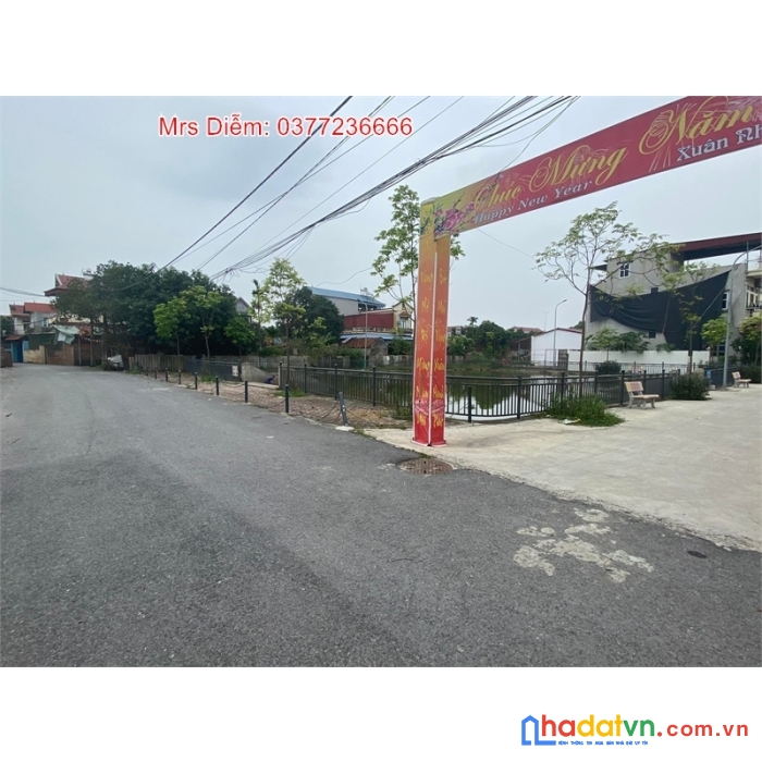 2.3 tỷ, cần bán 70m đất lô góc tuyệt đẹp tại khê nữ, nguyên khê, đông anh