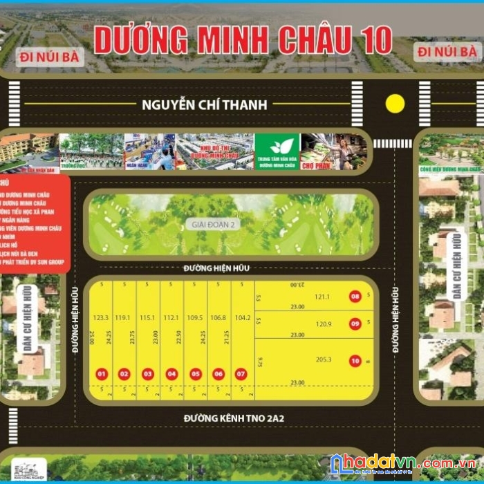 Bán đất nền giá f0 chưa qua đầu tư ngay thị trấn dương minh châu - tây ninh