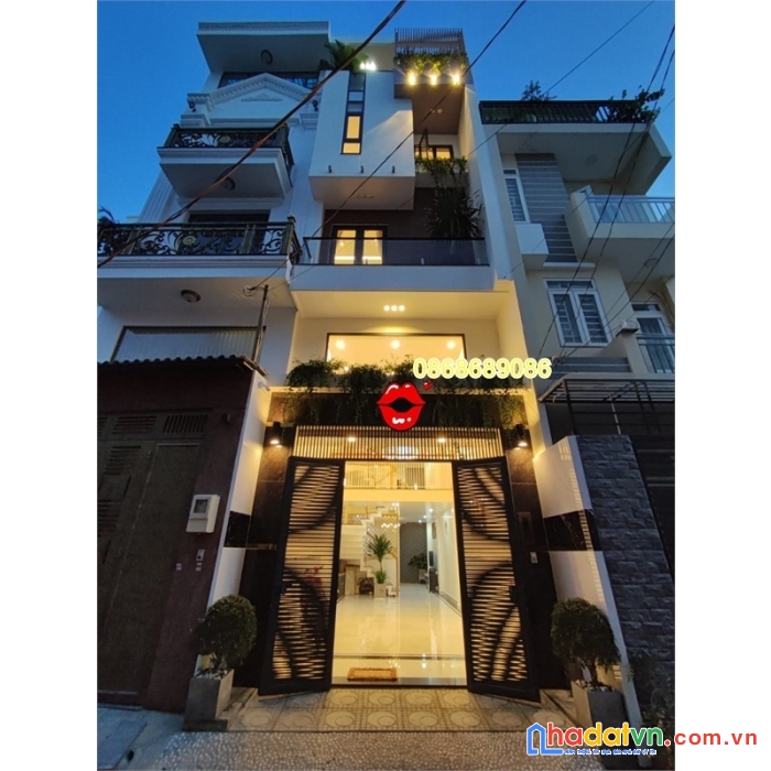 Nhà đẹp phường 11, gò vấp, đs 8  – hxh, 64m2, 5 tầng, 9.4 tỷ.