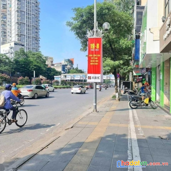 Cực hiếm, bán nhà mặt phố trần duy hưng, mặt tiền lộc mãi, giá 58 tỷ có tl