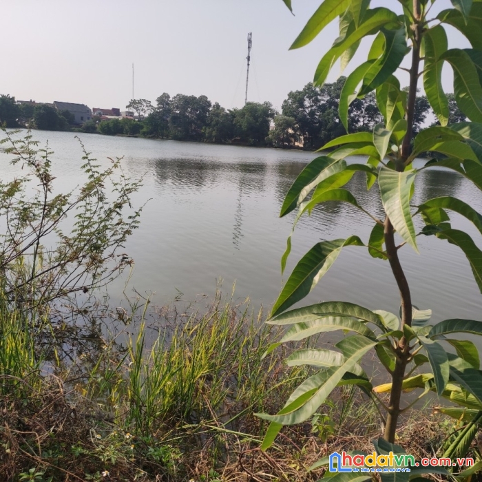 Bán nhà 3 tầng 45m² mặt hồ dược thượng - tiên dược - sóc sơn - hn, đường ô tô thông, giá 8xx tr.