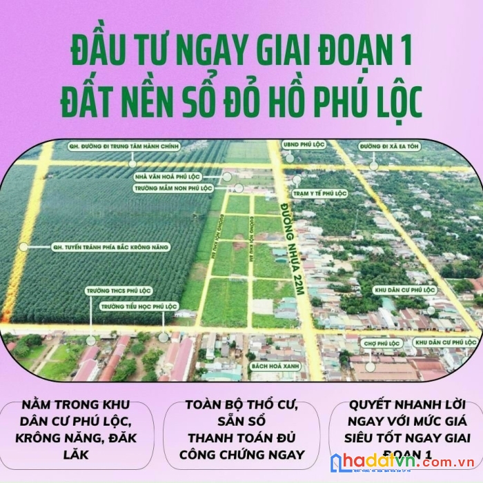 Sở hữu đất nền lõi trung tâm hành chính mới đăk lăk giá cực sốc