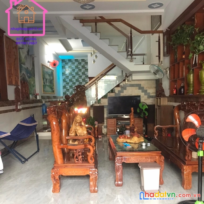 Bán nhà tân thới hiệp 21 quận 12, diện tich 74m2