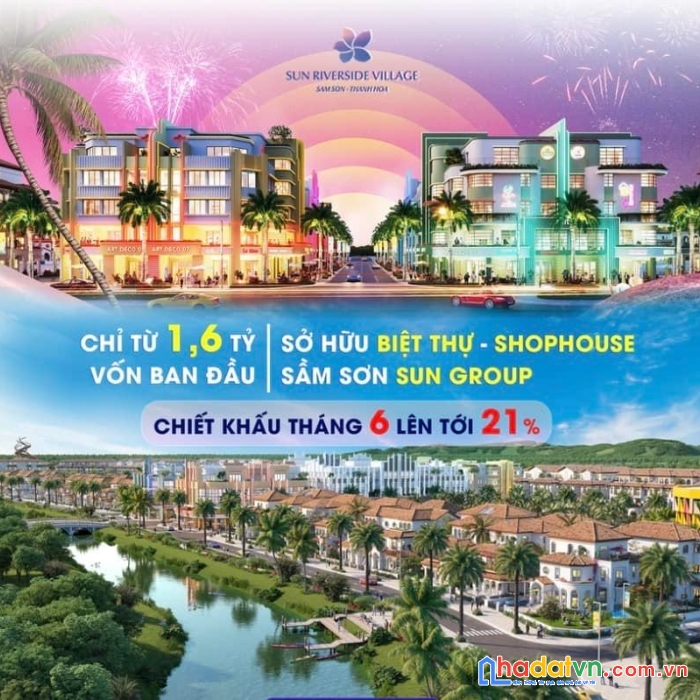 Hophouse sun “ the link” sầm sơn - siêu phẩm đầu tư x2,x3 lợi nhuận.