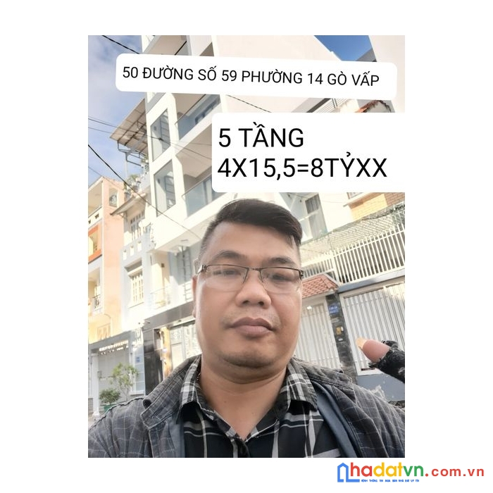 5 tầng đepl long lanh có 8 tỷ đường số 59 phường 14 quận gò vấp
