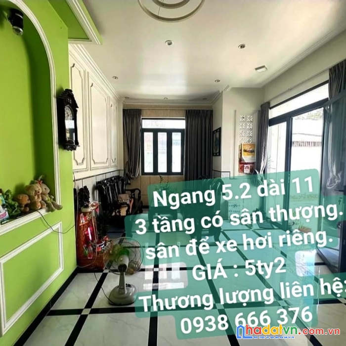 Bán nhà huỳnh tấn phát - nhà bè - 56.7m2 , có sân để xe hơi riêng