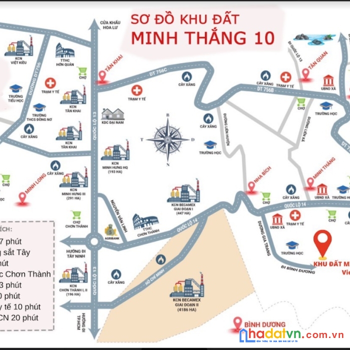 Chính chủ cần bán dự án đất nền tại trung tâm bình phước (minh thắng)