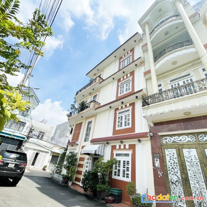 Nhỉnh 5 tỷ sở hữu nhà 4 tầng đồng bộ - khu vip q12