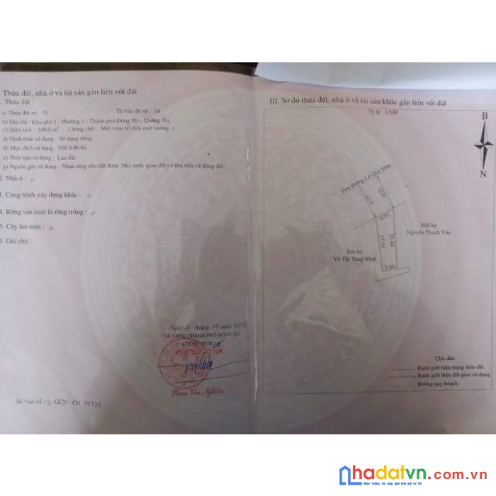 Chính chủ cần bán nhà vị trí siêu đẹp – giá siêu đầu tư tại tp đông hà - quảng trị