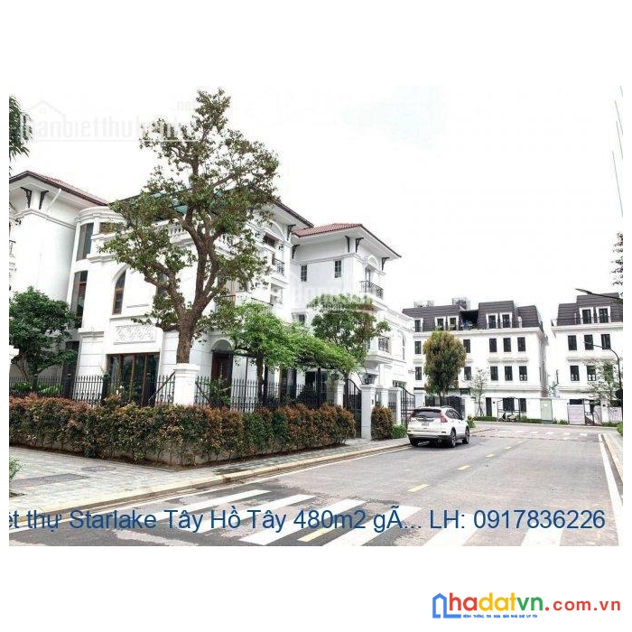Chính chủ bán biệt thự starlake tây hồ tây 480m2 góc