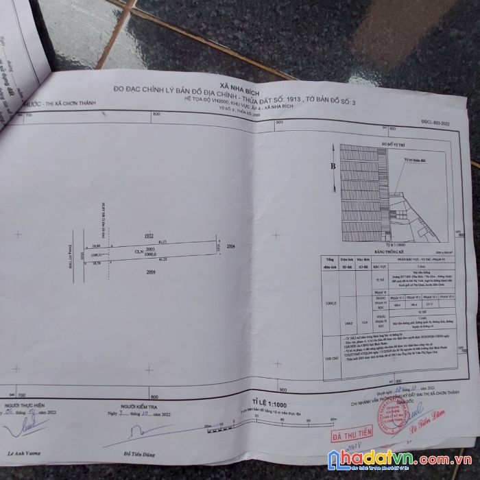 Cần bán gấp lô đất đẹp gía đầu tư tại ấp 2 xã nha bích, chơn thành, bình phước
