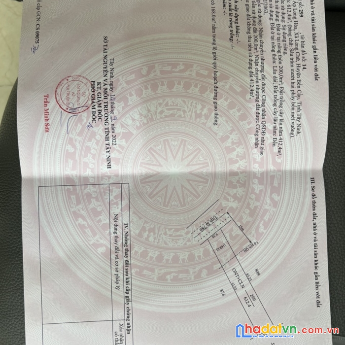 Đất mt đường 786 xã long chữ, bến cầu, 10x62, 200 thổ, 2 tỷ 9 tl.