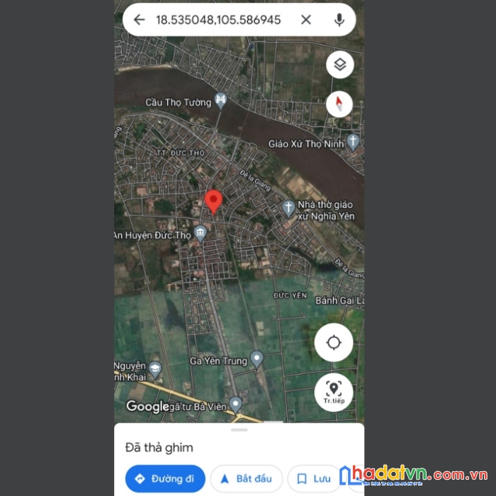 Bán lô đất đẹp tại thị trấn đức thọ, đức thọ, hà tĩnh