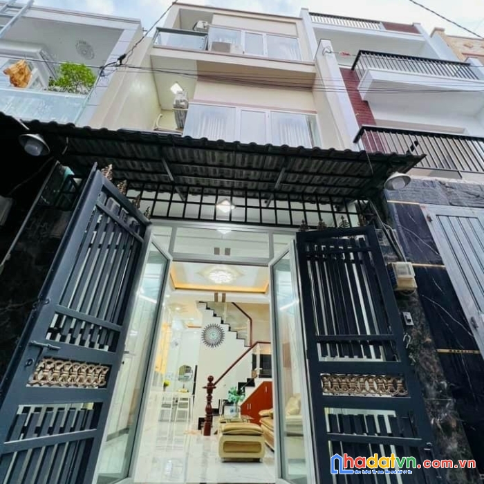 (phú nhuận) hẻm 3m, nhà 3 lầu, trần khắc chân, 4 x 10m, 6.2 tỷ