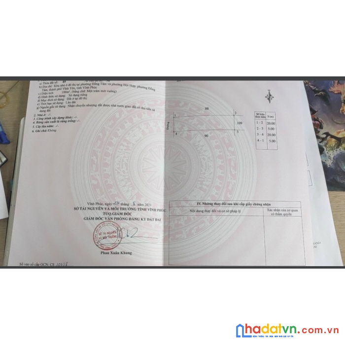 Chính chủ bán 2 lô đất dự án tại thành phố vĩnh yên