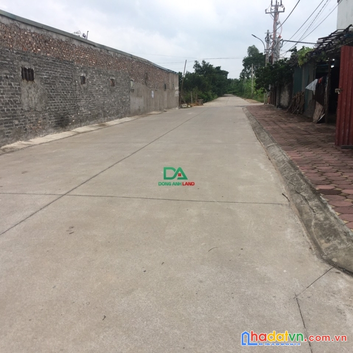 Bán đất xóm thượng uy nỗ đông anh 71.5m đường thông ô tô vào sát bìa