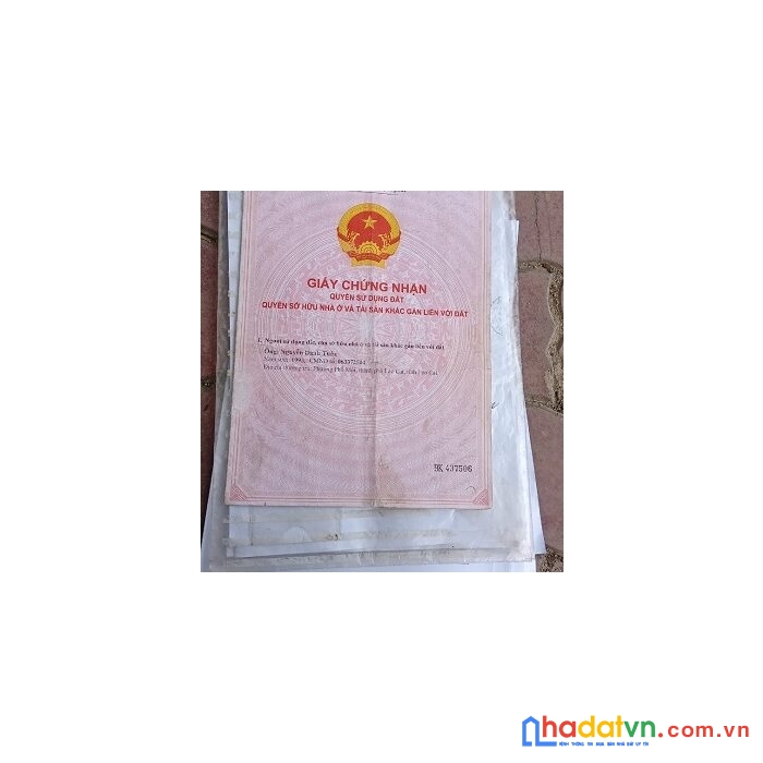 Chính chủ bán đất tặng nhà tại thị trấn mậu a, huyện văn yên