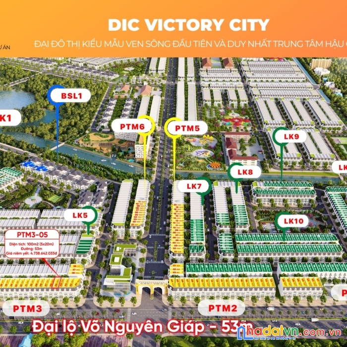 Đầu tư shophouse thương mại dự án dic victori hậu giang với số vốn chỉ từ hơn 4 tỷ.