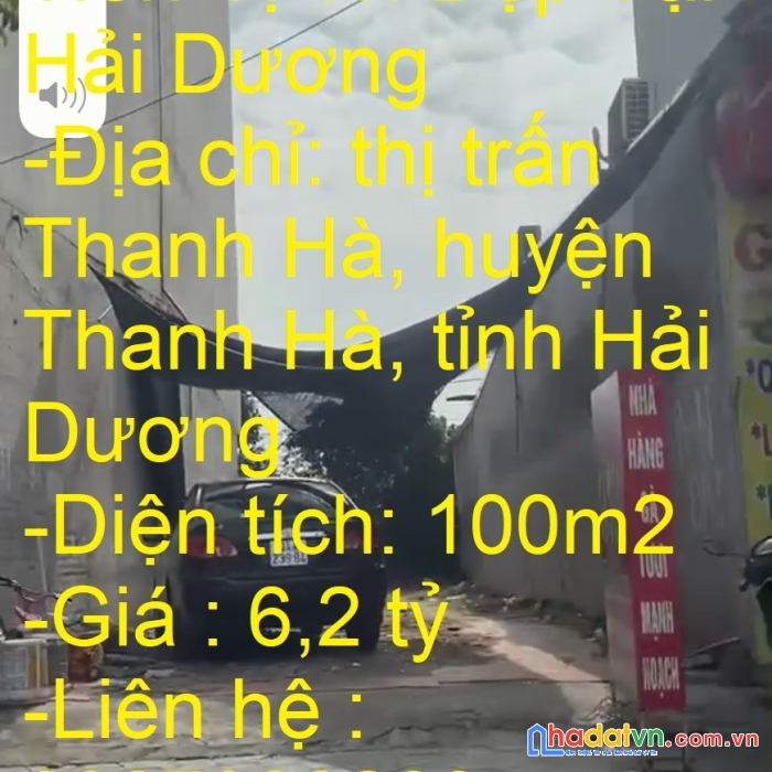 Chính chủ cần bán lô đất mặt tiền vị trí đẹp tại hải dương