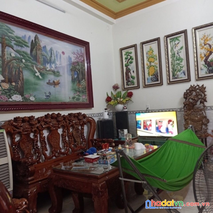 Bán nhà 1t1l mặt tiền kinh doanh gần nhà thờ long bình, shr full thổ đường ô tô thông