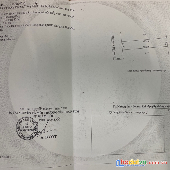 Bán hoặc cho thuê đất kèm nhà ở tại trung tâm tp kon tum