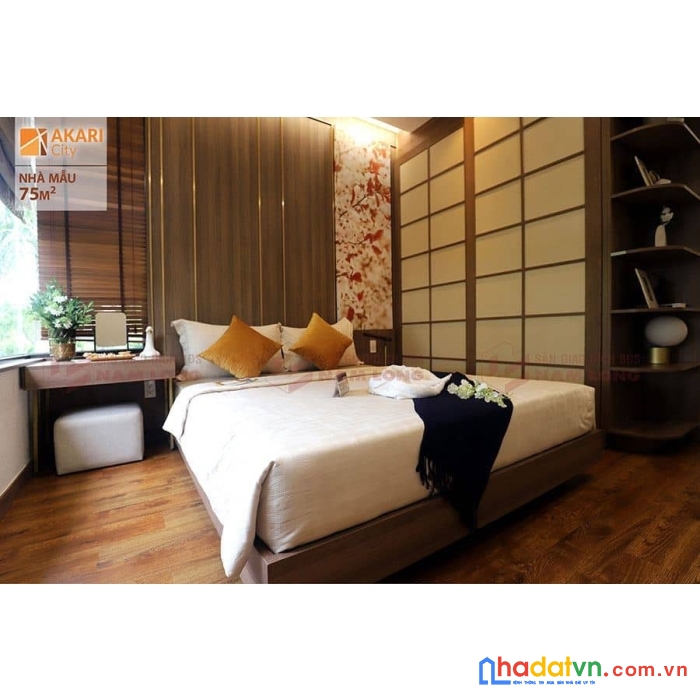 Bán căn hộ akari city 2 phòng ngủ 56m2, view nội khu cực đẹp lh 0878823575