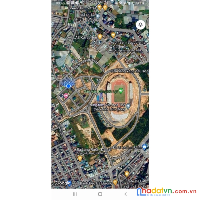 Bán lô đất khu sân vận động đà lạt