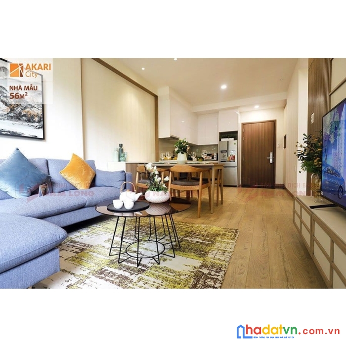 Cần bán căn hộ akari city 2 phòng ngủ hướng đông giá tổng sau chiết khấu 5% chỉ 4 tỷ 045
