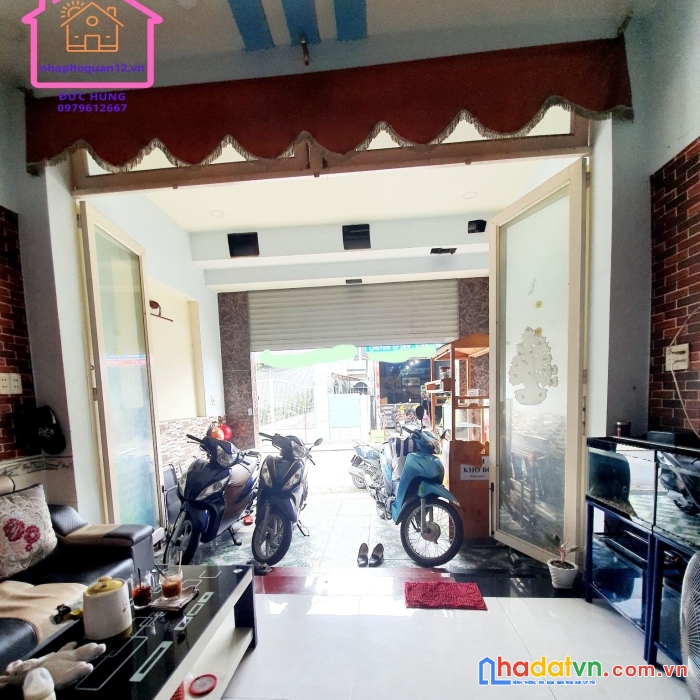 Bán nhà mặt tiền  hiệp thành 17 quận 12, diện tích 5.2x33.4
