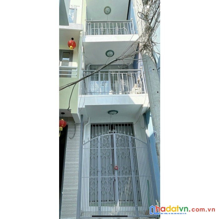 Nhà 1 trệt 3 lầu - có sổ, 1,6 tỷ dt 92.8m.hẻm 56 - đường trần phú - cái khế