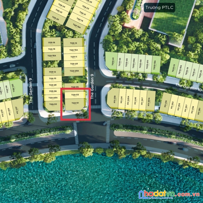 Hàng vip eco park vinh: tg9-01 diện tích 171,7m2, giá gốc 11,4 tỷ chênh 1,2 tỷ. hv-121 giá gốc