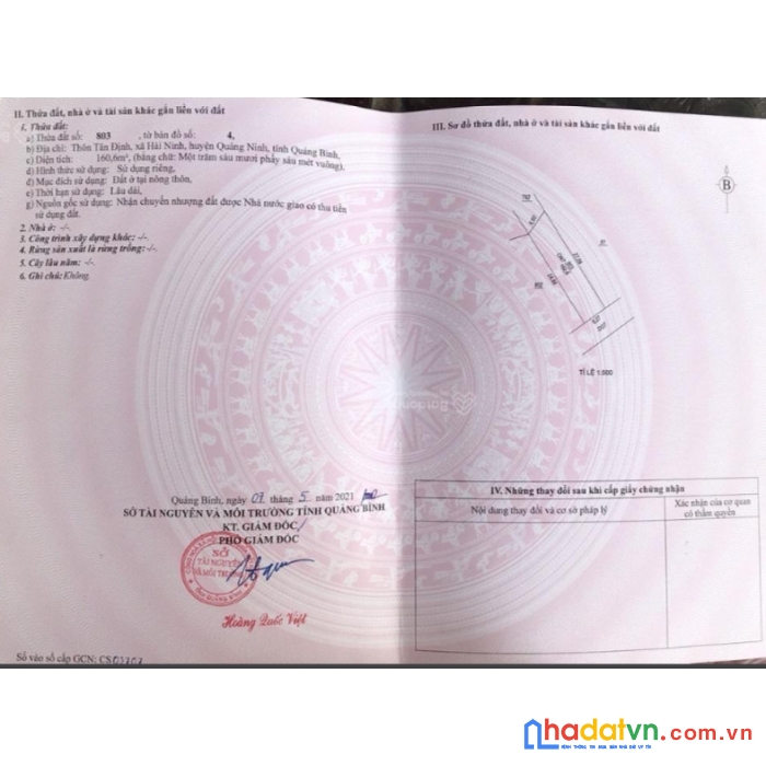 Bán gấp lô đất biển xã hải ninh, quảng ninh, quảng bình