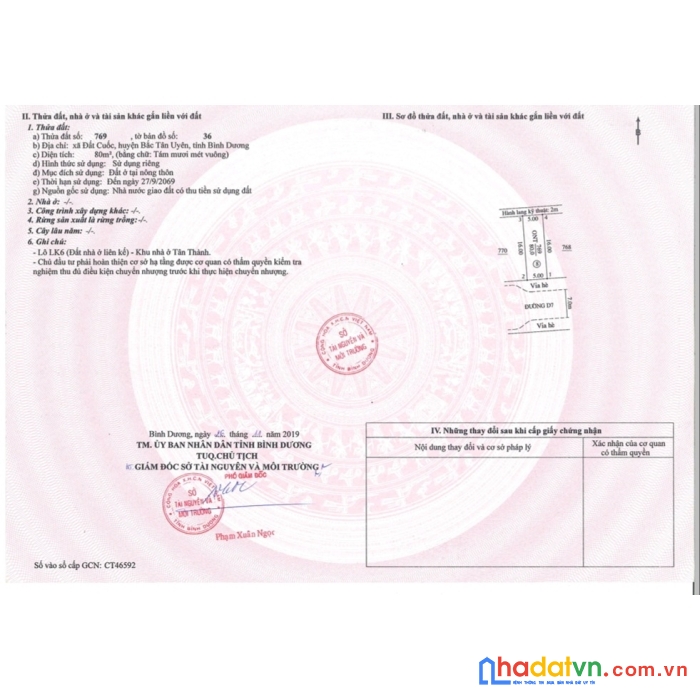 Cần bán lô đất ngay ubnd xã đất cuốc, hồ đá bàn, bắc tân uyên, 80m2 1ty6 tl