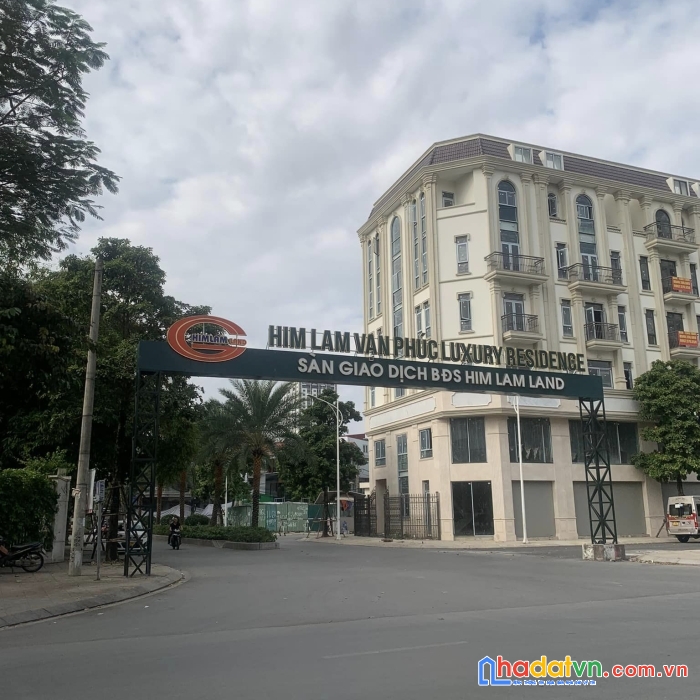 Bán liền kề tiểu khu đô thị mới vạn phúc, hà đông 75m mặt tiền 5m, ô tô tránh, vỉa hè, 2 thoáng