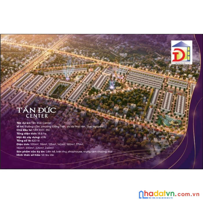 Siêu phẩm – tấn đức center – trái tim thành phố mới (phổ yên, thái nguyên)